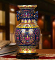 Antique Palace Ceramic Big Vase Enamel Antique Vase Classical Household Adornment Handicraft Furnishing Articles