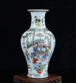 Antique Ceramic Vase Handpainted Ancient Beauty Porcelain Vase Flower Decoration Adornment Handicraft Furnishing Articles